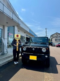 Ｍ様　ジムニーご納車おめでとうございます！
